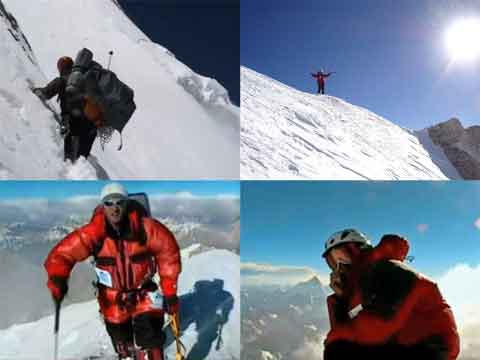 
Gasherbrum II North Face karlunterkircher YouTube Video - Climbing Steep Snow Slopes, Karl Unterkircher And Daniele Bernasconi On Gasherbrum II Summit July 20, 2007
